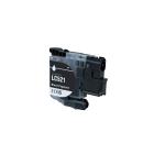 Cartucho de tinta compatível LC521BK, 500 páginas para impressoras Brother (ORINK BULK)