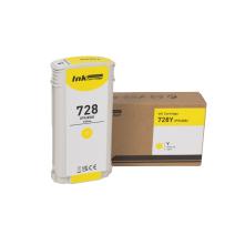 Cartucho de tinta compatível F9J65A, no.728 Y, 130ml para impressoras HP (ORINK BULK)