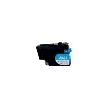 Cartucho de tinta compatível LC424C, 10ml para impressoras Brother (ORINK BULK)